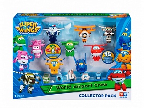 Набор Команда Аэропорта из 8 мини-трансформеров и 7 фигурок (Auldey Toys, W710640)